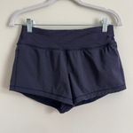 Lululemon  Final Lap Shorts Size 4 Navy Blue Photo 2