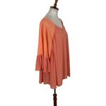 Chicsoul Coral Babydoll Tunic Top 3XL Long Sleeve Flowy Boho Casual Size undefined Photo 2