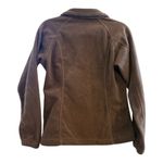 Columbia Fleece Zip Up Jacket Brown Size Small Photo 2