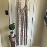A New Day Cream and Brown Maxi Slip Dress Photo 3