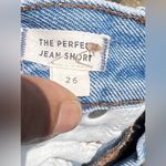 Madewell The Perfect Short distressed Cut off Jeans Shorts Photo 5