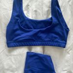 We Wore What Sapphire Blue Workout Set Photo 4