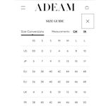 ADEAM Women’s Asymmetric ruffled Peplum Top size 6 Black Photo 9