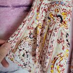 Billabong  FLORAL PAISLEY PRINTED TUNIC TASSEL NECK BLOUSE XS Photo 6