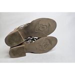 Von Dutch  Tighten Up Leather Olive Tie Gladiator Low Heel Sandal Women Size 7.5 Photo 5