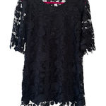 Pretty Angel  Black Lace Overlay Mini Dress Womens Small Delicate Whimsygoth NWT Photo 0