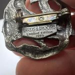 Birds & Blooms 1998 / 1999 Pewter Silver Tone Brooch Pins Butterfly / Cardinal Photo 5