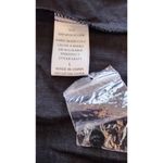 Andrée NWT Andree Women Black long sleeve floral embroidered Blouse size L low high Photo 10