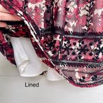 Topshop Embroidered Midi Dress Size 6 Boho Bishop Sleeves Wedding Novelty Fall Photo 6