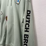 Dutch bros mint green patch hoodie Size M Photo 2