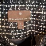 Fenn Wright Manson  Black‎ and White Blazer with Beaded Collar Size Small Photo 2