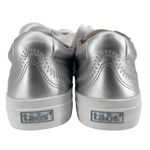 Taos Plim Soul Luxe Sneaker in Metallic Silver Size 6 Quiet Luxury Leather Photo 9