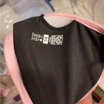 DIXXON NWT black pink peonies tanning suit bikini top swim beach pool triangle Size XL Photo 6