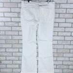 Ann Taylor NWT The Slim Boot Jeans in White Size 16 Photo 5