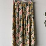 Sag Harbor  Spring Floral Flowy Midi Skirt Photo 0