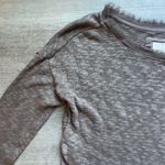 Anthropologie Deletta Knit Long Sleeves Top With Ruffle Hem Size S Photo 3