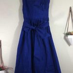 1901 NWT  cobalt blue midi fit and flare dress Photo 0