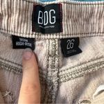 BDG Cream Corduroy Pants Mom High Rise Straight Leg Ribbed Cotton Size 26  Photo 4