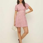 Reformation  Lula Floral Mini Dress – Size 2 – Pink Photo 2