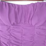 Love Tease  9J Dragon Purple Strapless Scrunched Bodycon Mini Prom Dress Photo 7