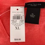 Ann Taylor NWT Pink Puff Sleeve Cotton Lightweight Sweater Photo 8