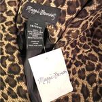 Maggie Barnes  Leopard Print Blazer Womens Plus Size 1X (18-20) Jacket Button Up Photo 4