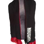 Naughty and Nice Reversible Scarf w/Matching Dog Collar NWOT Black Photo 0