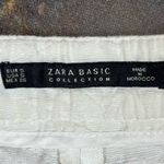 ZARA Basic Collection Floral Textured Dress Pants Small Photo 3