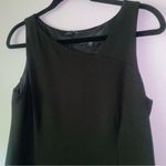 Eileen Fisher Size 8P Black Sheath Dress Knee Length Minimalist Office Capsule Photo 1