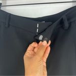 Vince Women's Satin Binding Easy Trousers Tapered Slim Leg Crepe Black Size 2 Photo 5