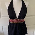 DKNY 👀FINAL SALE 👉DONATING  Swim halter black yarn 🧶 waist size m medium Photo 0