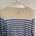 Gap Bella Boatneck Sweater Moore Blue Stripe Photo 8