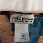 Vintage Y2K Purple blue colorful sleeveless vest top shirt blouse flattering cowl neck stretchy fitted Photo 4