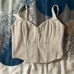 Hollister  heather grey corset tank size medium Photo 0