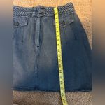 Free People  Denim Skirt Size 8 Photo 4