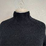 Cooperative Co-operative Black Mock Turtleneck Sweater Size Medium Photo 3