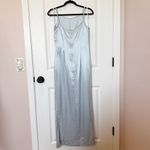 Jessica McClintock Vtg  Satin Formal Dress Sz 7/8 Fairy Princess Sequin Y2K Photo 3