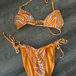 Xhilaration Target Tiger Stripe String Bikini Photo 0