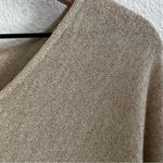 Ann Taylor Petite Merino Wool Blend Metallic Bell Sleeve V Neck Top Small Petite Photo 3