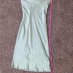 Timing Silky Mint Green Midi Dress Photo 3