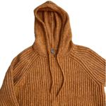 Aerie  rust brown ribbed pullover hoodie sweater, excellent condition size M Photo 1