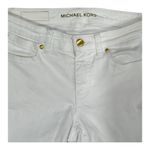 Michael Kors  Women’s Size 2 Skinny White Denim Shorts - Distressed Photo 3