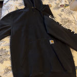 Carhartt  Hoodie Black Loose Fit Photo 0