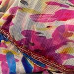 #250 UNBRANDED Beaded Watercolor Swim Cover up Pink Photo 3