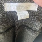 New York and Co gray pull on wide leg dress pants size MP Black Photo 3