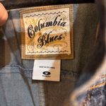 Columbia  womens long sleeve trucker denim jacket blue M Photo 1