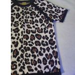 Anne Klein  womens animal print cheetah crewneck sweater size medium Photo 3