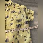 The North Face Size S Pacific Short Sleeve Shirt Pale Lime Valley Sun Print Photo 10