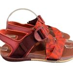 Chacos WOMEN’S Chaco Confluence red orange adjustable strap outdoor sandals Photo 0