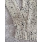 Modcloth  Speckled Cable Knit Shawl Collar Button Front Cardigan Sweater Size S Photo 4